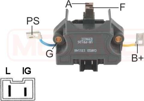 ERA 215735 - Регулатор на генератор vvparts.bg