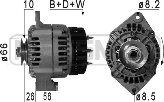 ERA 210994A - Генератор vvparts.bg