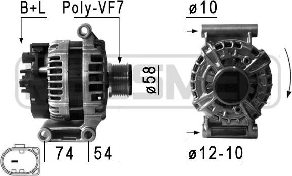 ERA 210949 - Генератор vvparts.bg