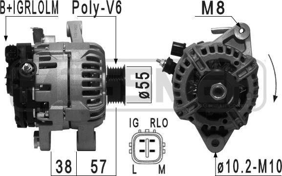 ERA 210941A - Генератор vvparts.bg