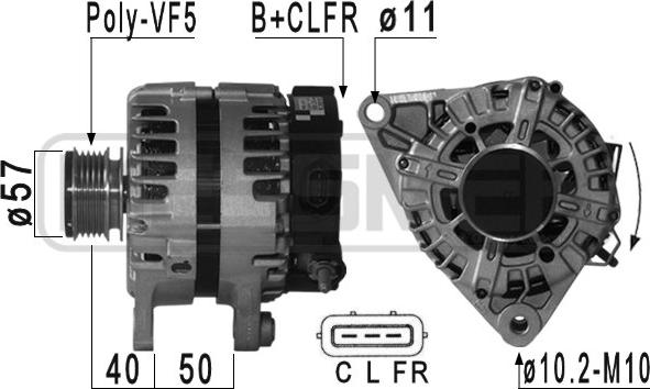 ERA 210942A - Генератор vvparts.bg