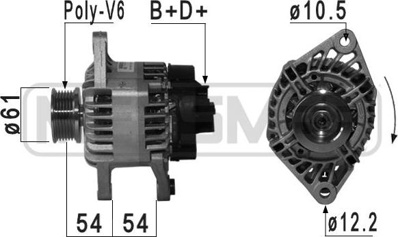 ERA 210947 - Генератор vvparts.bg