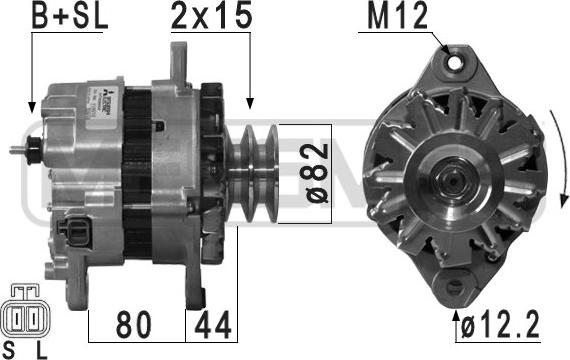 ERA 210908 - Генератор vvparts.bg