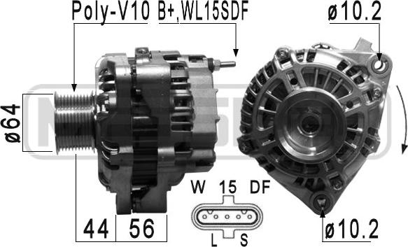 ERA 210910 - Генератор vvparts.bg