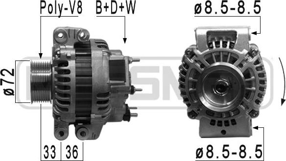 ERA 210912 - Генератор vvparts.bg