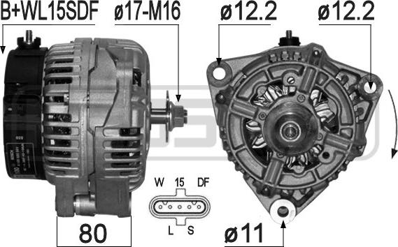 ERA 210982 - Генератор vvparts.bg