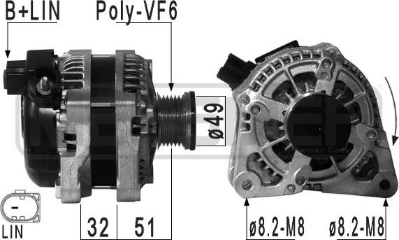 ERA 210939 - Генератор vvparts.bg