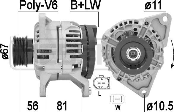 ERA 210933A - Генератор vvparts.bg