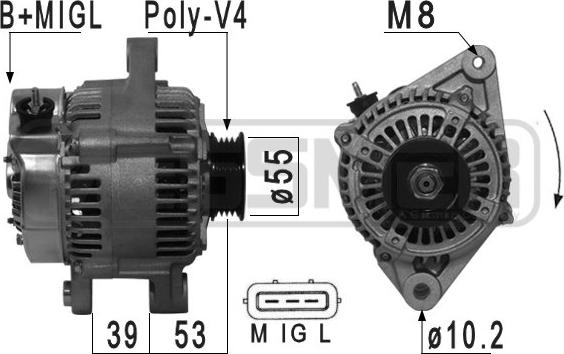 ERA 210932A - Генератор vvparts.bg