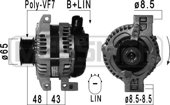 ERA 210970 - Генератор vvparts.bg