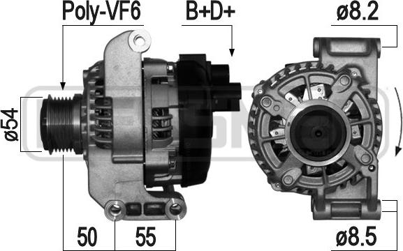 ERA 210971 - Генератор vvparts.bg