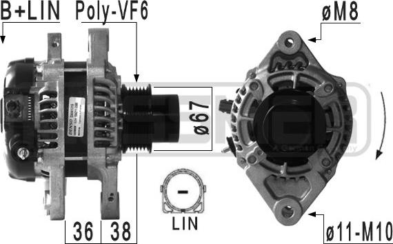 ERA 210972 - Генератор vvparts.bg