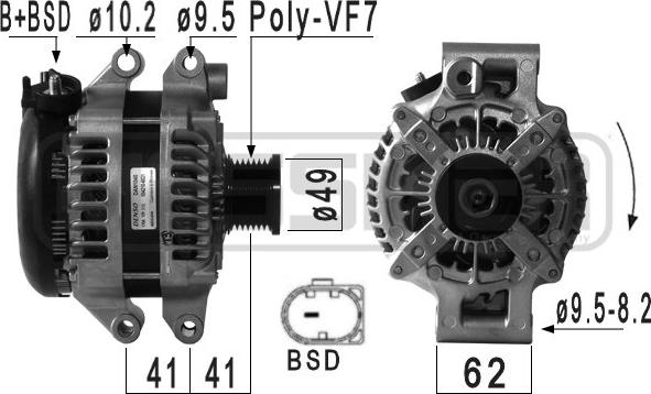 ERA 210977 - Генератор vvparts.bg