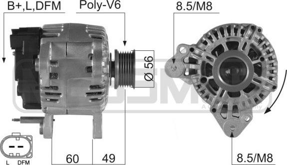 ERA 210496 - Генератор vvparts.bg