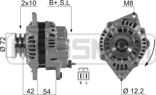 ERA 210491 - Генератор vvparts.bg