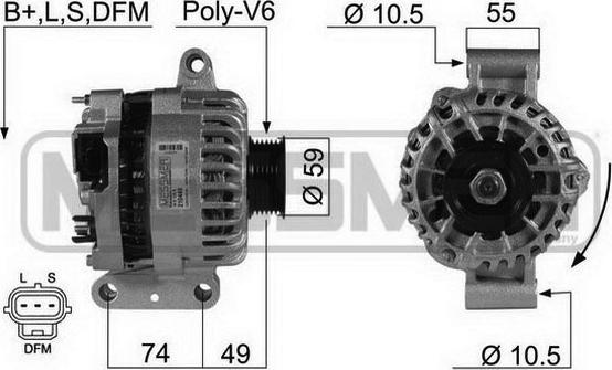 ERA 210449 - Генератор vvparts.bg