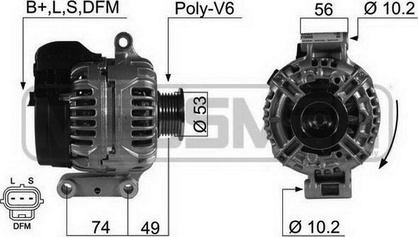 ERA 210445R - Генератор vvparts.bg