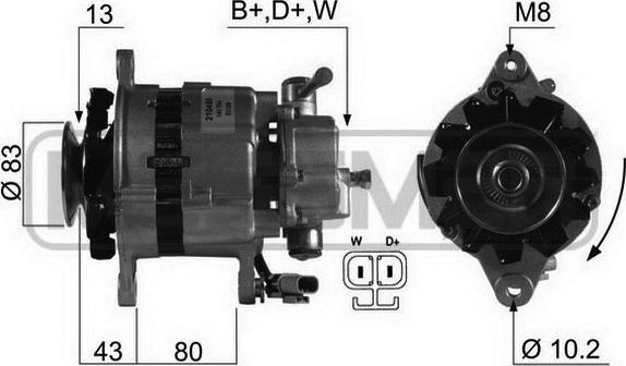 ERA 210455A - Генератор vvparts.bg