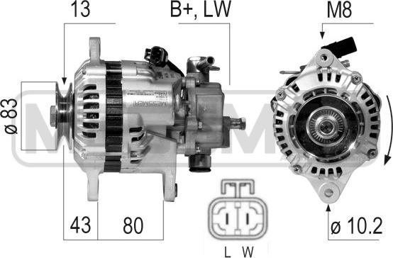 ERA 210456A - Генератор vvparts.bg