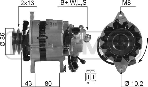 ERA 210457A - Генератор vvparts.bg