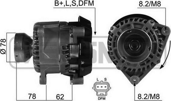 ERA 210460 - Генератор vvparts.bg