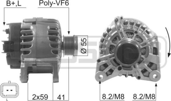 ERA 210467 - Генератор vvparts.bg