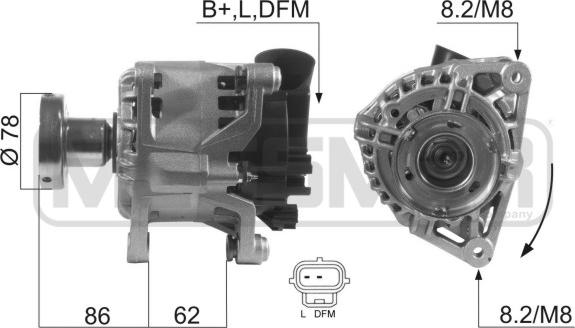 ERA 210412 - Генератор vvparts.bg