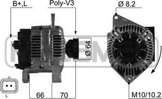 ERA 210489R - Генератор vvparts.bg