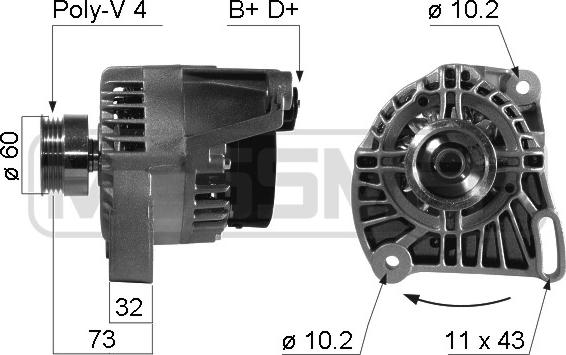 ERA 210485A - Генератор vvparts.bg