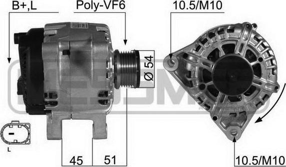 ERA 210436A - Генератор vvparts.bg