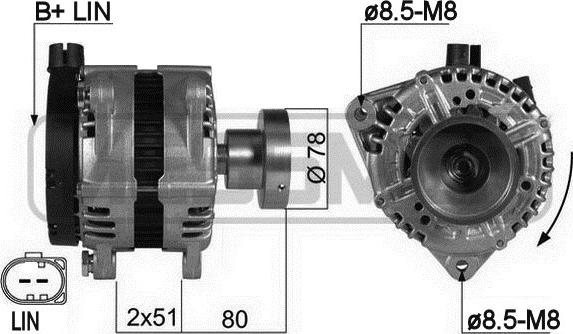 ERA 210423A - Генератор vvparts.bg