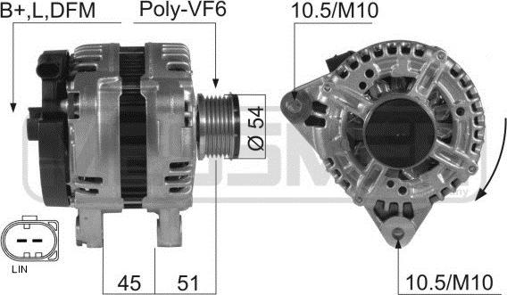 ERA 210427 - Генератор vvparts.bg