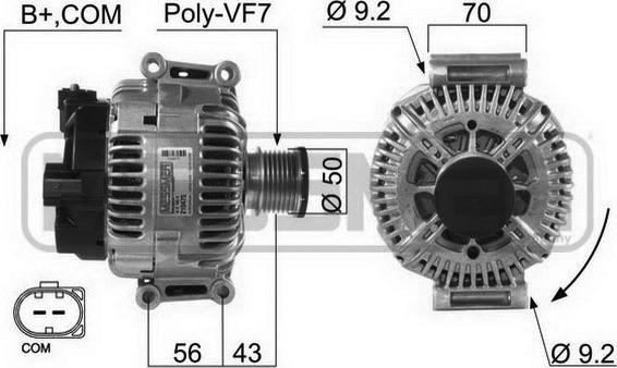 ERA 210475 - Генератор vvparts.bg