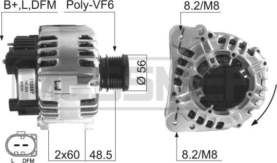 ERA 210597 - Генератор vvparts.bg