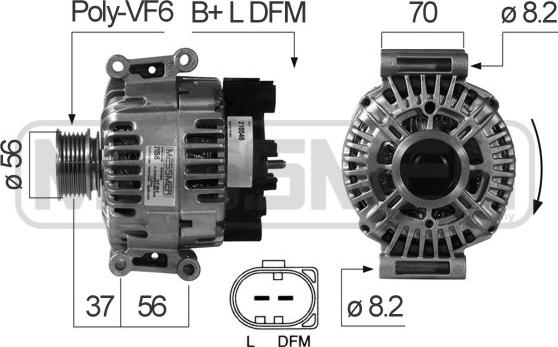 ERA 210546 - Генератор vvparts.bg