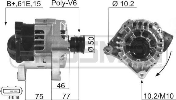 ERA 210548 - Генератор vvparts.bg