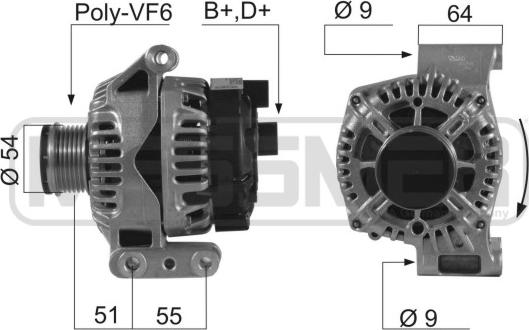 ERA 210547 - Генератор vvparts.bg