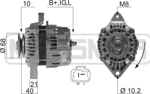 ERA 210560 - Генератор vvparts.bg