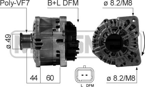 ERA 210509A - Генератор vvparts.bg