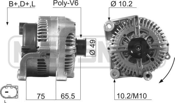 ERA 210505 - Генератор vvparts.bg