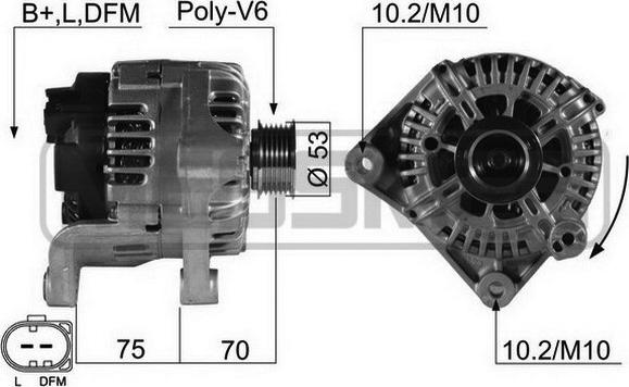 ERA 210506 - Генератор vvparts.bg