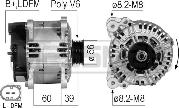 ERA 210502 - Генератор vvparts.bg