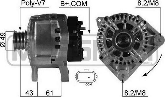 ERA 210514A - Генератор vvparts.bg