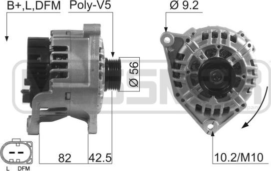 ERA 210535 - Генератор vvparts.bg