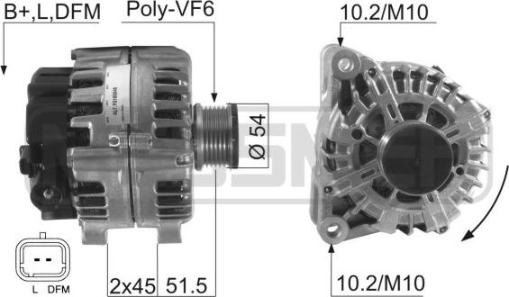 ERA 210520 - Генератор vvparts.bg