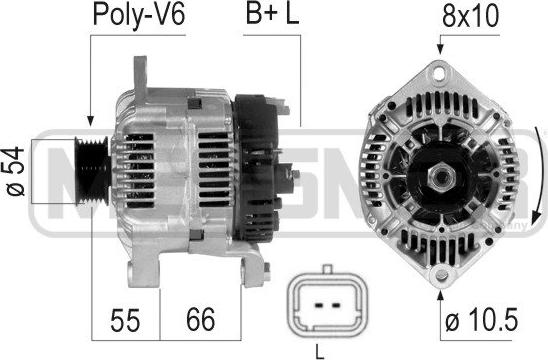 ERA 210570A - Генератор vvparts.bg