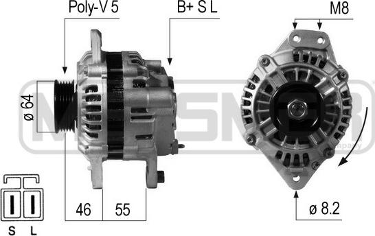 ERA 210648 - Генератор vvparts.bg