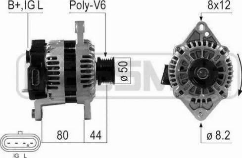 ERA 210643 - Генератор vvparts.bg