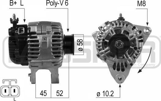 ERA 210647 - Генератор vvparts.bg