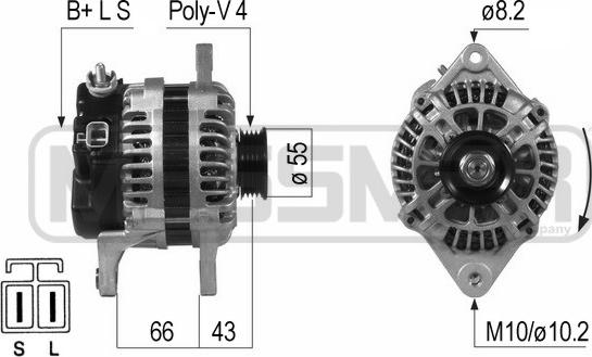 ERA 210653 - Генератор vvparts.bg